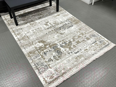 Ковер Radjab Carpet Валенсия Прямоугольник S026A / 10584RK (1.6x2.3, Cream/Vizon)