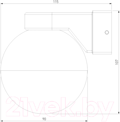 Бра Elektrostandard MRL 1028 (белый)