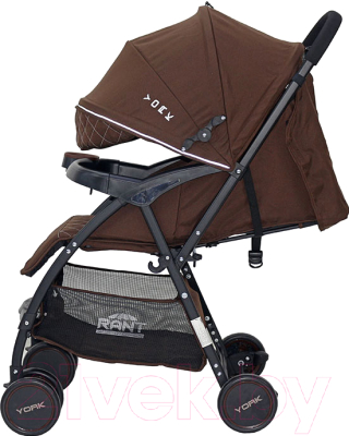 Детская прогулочная коляска Rant York / RA153  (коричневый)
