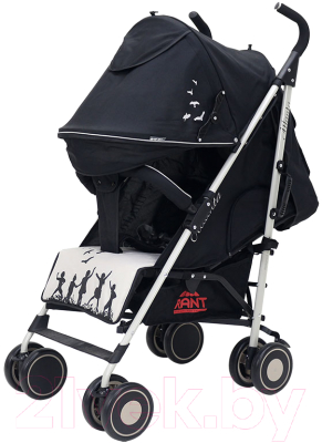 Детская прогулочная коляска Rant Atlanta / RA151 (черный/серый)
