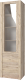 Шкаф-пенал с витриной MySTAR Вирджиния 100.1779 (бонифаций) - 