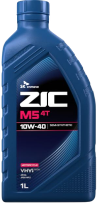 Моторное масло ZIC M5 4T 10W40 / 137212 (1л) - 