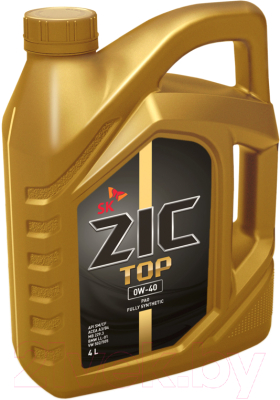 Моторное масло ZIC Top 0W40 / 162611 (4л)