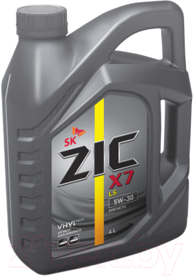 Моторное масло ZIC X7 LS 5W30 / 162619 (4л)