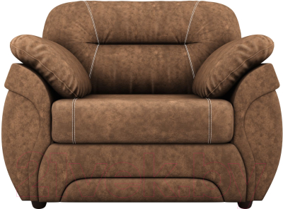 Кресло мягкое Лига Диванов Бруклин 149 / 60764 (велюр, коричневый)