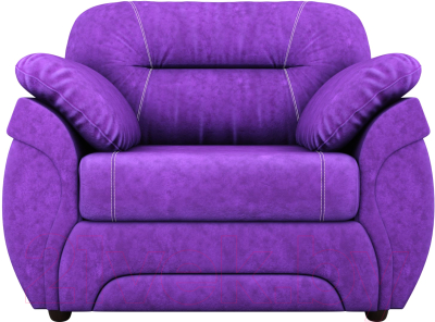 Кресло мягкое Лига Диванов Бруклин 149 / 60765 (велюр, фиолетовый)