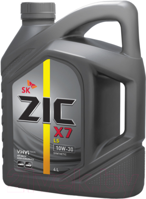 Моторное масло ZIC X7 LS 10W30 / 162649 (4л)