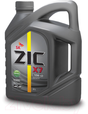 Моторное масло ZIC X7 Diesel 10W40 / 172607 (6л)