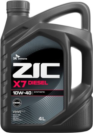 Моторное масло ZIC X7 Diesel 10W40 / 172607
