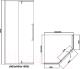 Миниатюра изображения товара Душевой уголок RGW SV-81-B / 32328199-14 (прозрачное стекло/черный)