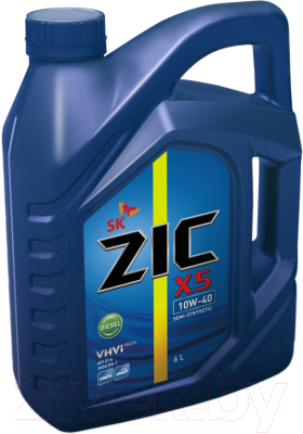 Моторное масло ZIC X5 Diesel 10W40 / 172660 (6л)
