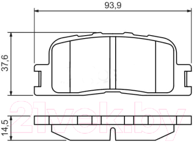 

Тормозные колодки Bosch, 0986494359