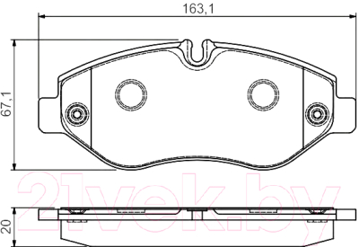 

Тормозные колодки Bosch, 0986495113