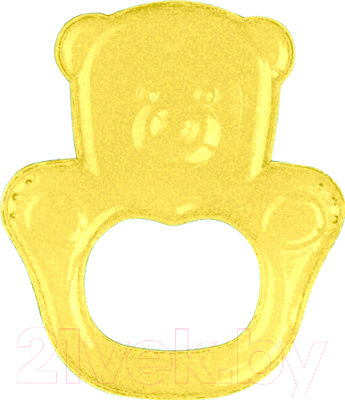 Прорезыватель для зубов BabyOno Медвежонок / 1013 (желтый)
