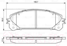 

Тормозные колодки Bosch, 0986494686