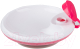 Тарелка для кормления BabyOno С присоской / 1070 (розовый) - 