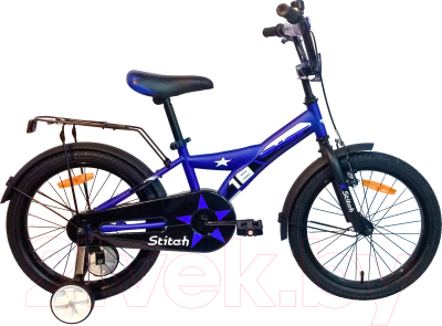 Детский велосипед AIST Stitch 2019 (18, синий)