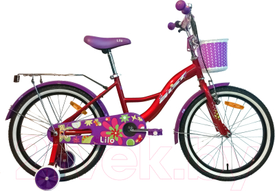 Детский велосипед AIST Lilo 2019 (20, красный)