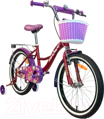 Детский велосипед AIST Lilo 2019 (20, красный)
