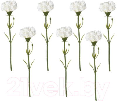 Искусственные цветы Swed house Foxhol 64.01.1635 (7шт, белый)