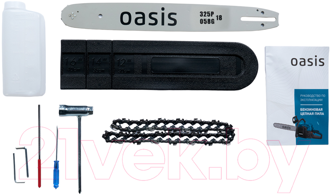 Бензопила цепная Oasis GS-5218 NEW