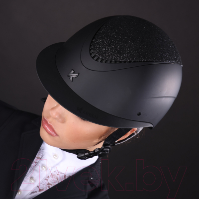 Шлем для верховой езды Karben Lia Ellipse / 6522/BLACK/55/57 (черный)