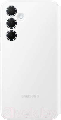 Чехол-книжка Samsung Galaxy A35 Smart View Wallet / EF-ZA356CWEGRU (белый)