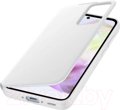 Чехол-книжка Samsung Galaxy A35 Smart View Wallet / EF-ZA356CWEGRU (белый)