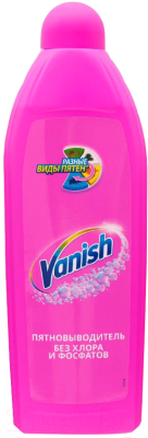 Пятновыводитель Vanish без хлора и фосфатов (750мл)
