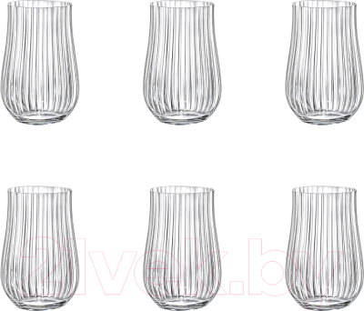 Набор стаканов Crystalex Tulipa Optic CR450201TO-OKD (6шт)