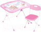 Комплект мебели с детским столом Ника Маленькая принцесса / NKP1/МП2 - 