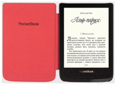 Обложка для электронной книги PocketBook HPUC-632-R-F (красный)