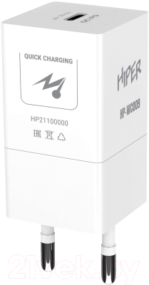 Адаптер питания сетевой HIPER HP-WC009 (белый)