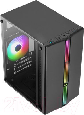 Корпус для компьютера AeroCool EVO MINI-G-BK-V1 (без БП, черный)