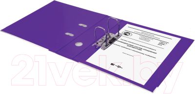 Папка-регистратор Brauberg Extra / 228577 (фиолетовый)