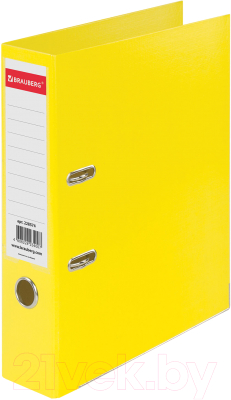 Папка-регистратор Brauberg Extra / 228574 (желтый)