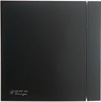 Вентилятор накладной Soler&Palau Silent-100 CHZ Matt Black Design / 5210401500-011000 - 