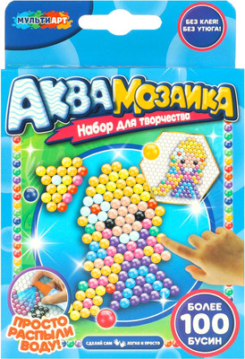 Развивающая игра MultiArt Аквамозаика Милая принцесса / AB-100PRINC1 -