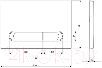 Унитаз подвесной с инсталляцией AM.PM X-Joy C851701SC + Cersanit Link Pro S-IN-MZ-LINK_PRO + 64109