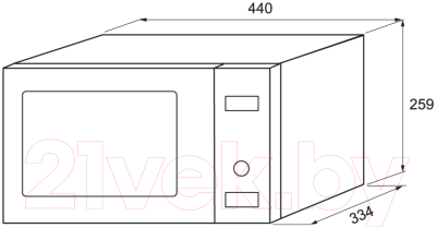 Изображение товара Микроволновая печь Krona Boson 44 MR / КА-00005778