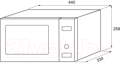Изображение товара Микроволновая печь Krona Boson 44 MR / КА-00005778