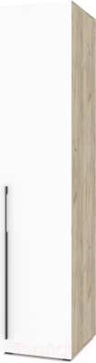 Шкаф-пенал Modern Стоун С11 (серый дуб/белый)