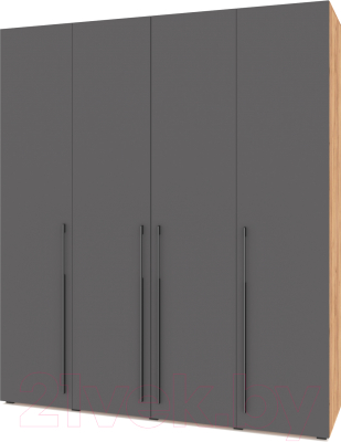 Шкаф Modern Стоун С41 (золотой дуб/графит)