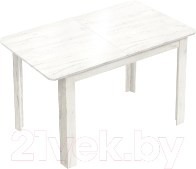 Обеденный стол Артём-Мебель СН-130.01 (дуб крафт белый)