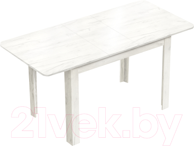 Обеденный стол Артём-Мебель СН-130.01 (дуб крафт белый)