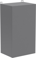 Шкаф навесной для кухни Артём-Мебель Мэри 400мм СН-114.190 (серый графит) - 