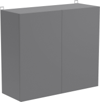 Шкаф навесной для кухни Артём-Мебель Мэри 800мм СН-114.204 (серый графит) - 