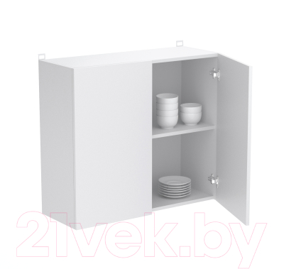 Шкаф навесной для кухни Артём-Мебель Мэри 800мм СН-114.205 (белый)