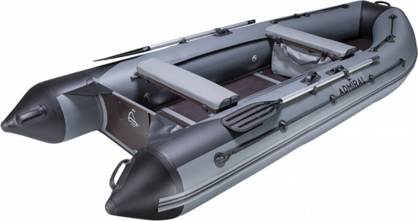 Изображение товара Надувная лодка Адмирал 375 Sport (серый/черный)
