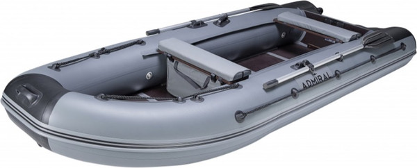 Изображение товара Надувная лодка Адмирал 375 Sport (серый/черный)
